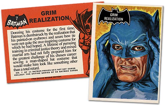 1966 Topps Batman Trading Cards, Number 7: 