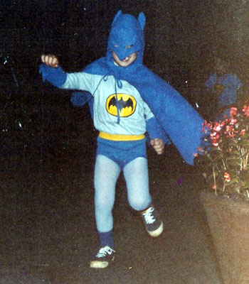 1981: My brother refused to dress as Robin.