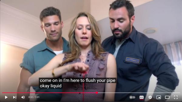 I'm here to snake your drain. I'm here to flush your pipe.