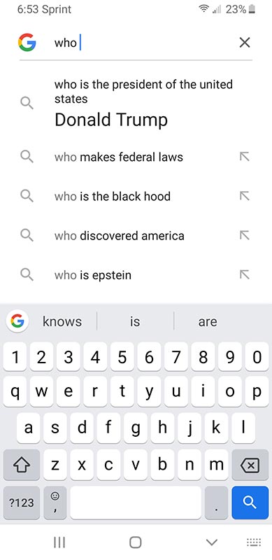 Google's predictive algorithm is now phoning it in
