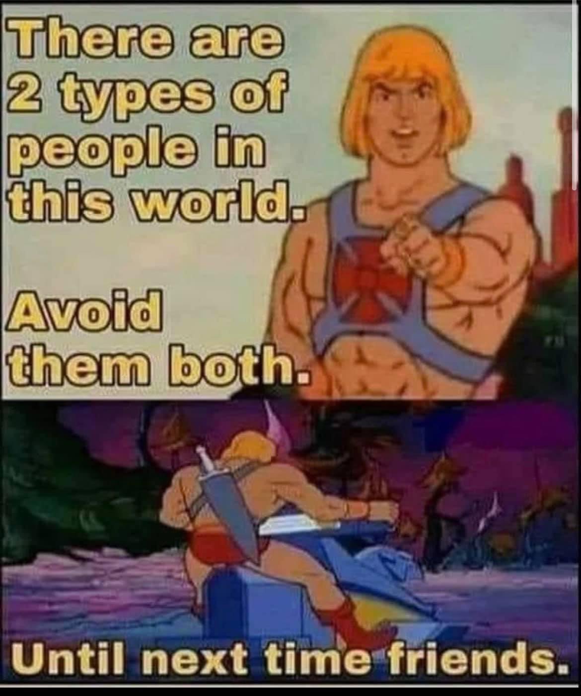 He-Man's elbow and knee arthritis is acting up again
