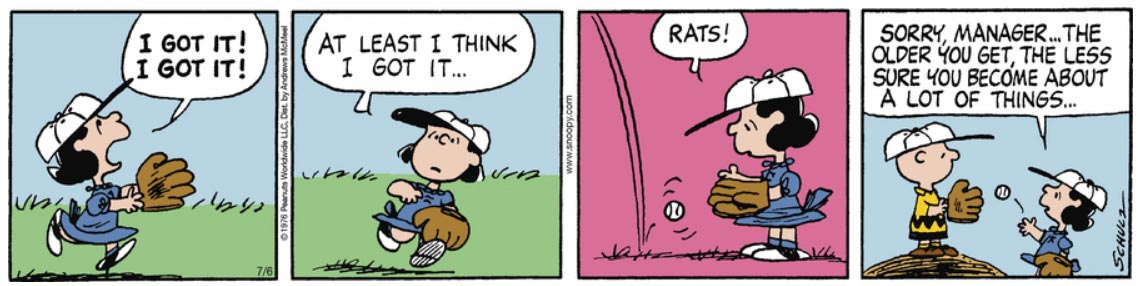 America's pastime is reading PEANUTS