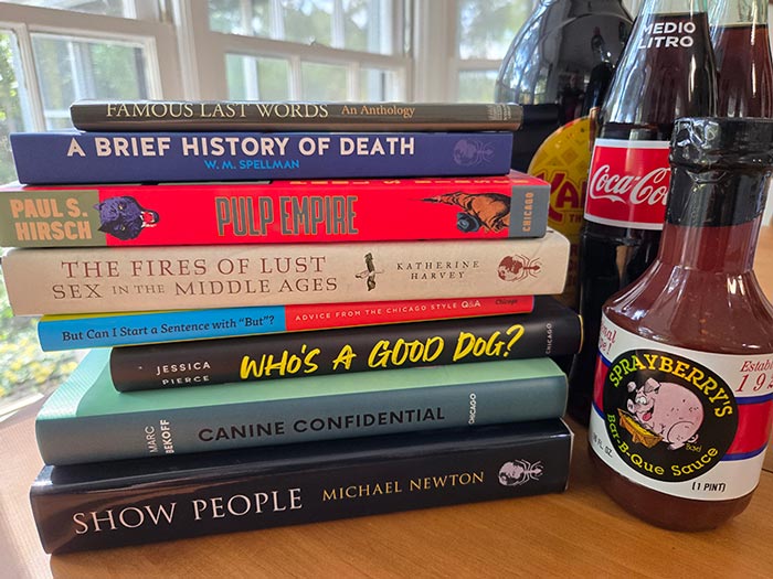 Books! (And a little something to drink)