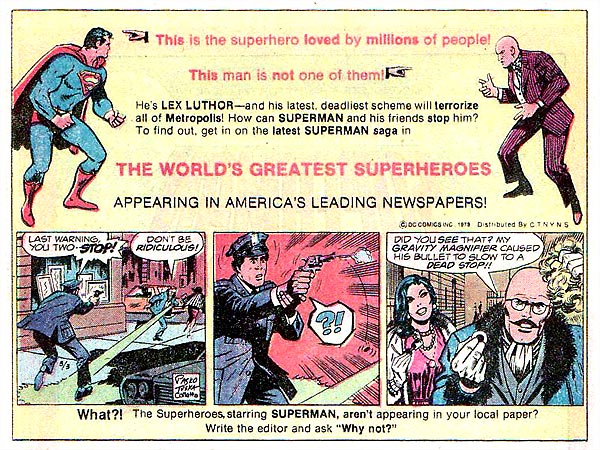 If Lex Luthor were to patent his gravity manipulator, I bet he could afford a better wig.