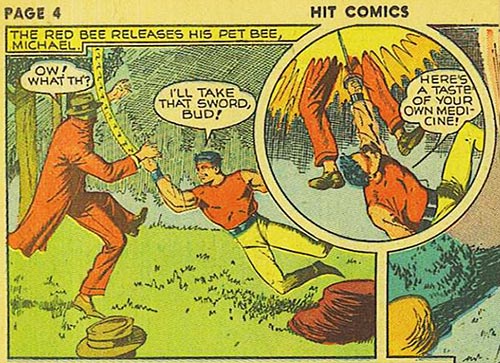 Swords can cut bees too, you know