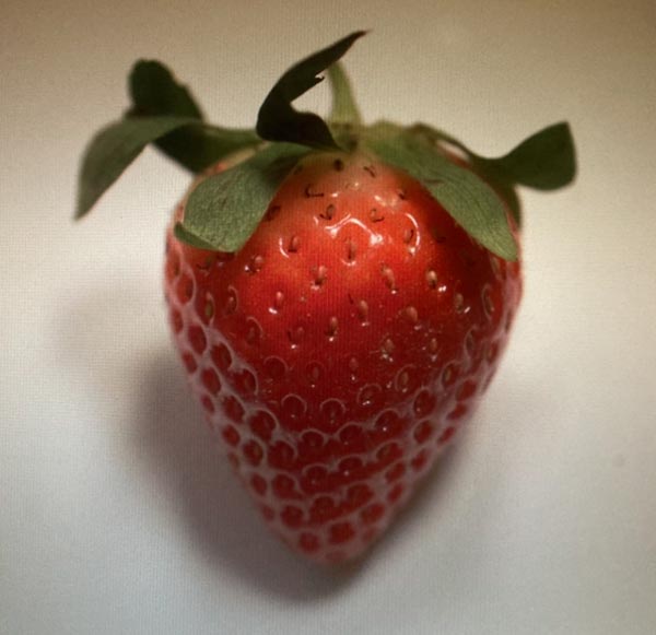 Ce n'est pas une fraise. Ce n'est pas une fraise.
