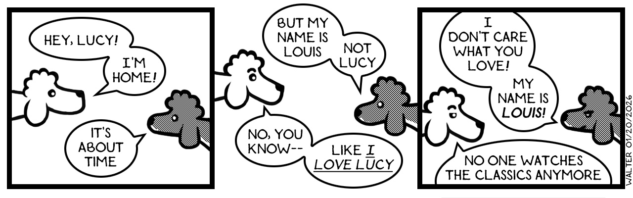 Have I ever made it clear it's pronounced ‘LOO-EE’? Well, it is.