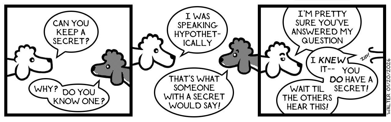 Psst. Did you hear the thing about the thing? Psst. Did you hear the thing about the thing?