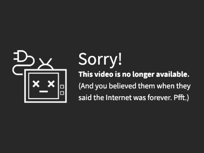 Sorry! This video is no longer available.